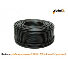 SL59+2*0,44 mm CU Комбинированный кабель, 305M/Roll уличный SL59+2*0,44 mm CU Комбинированный кабель, 305M/Roll уличный